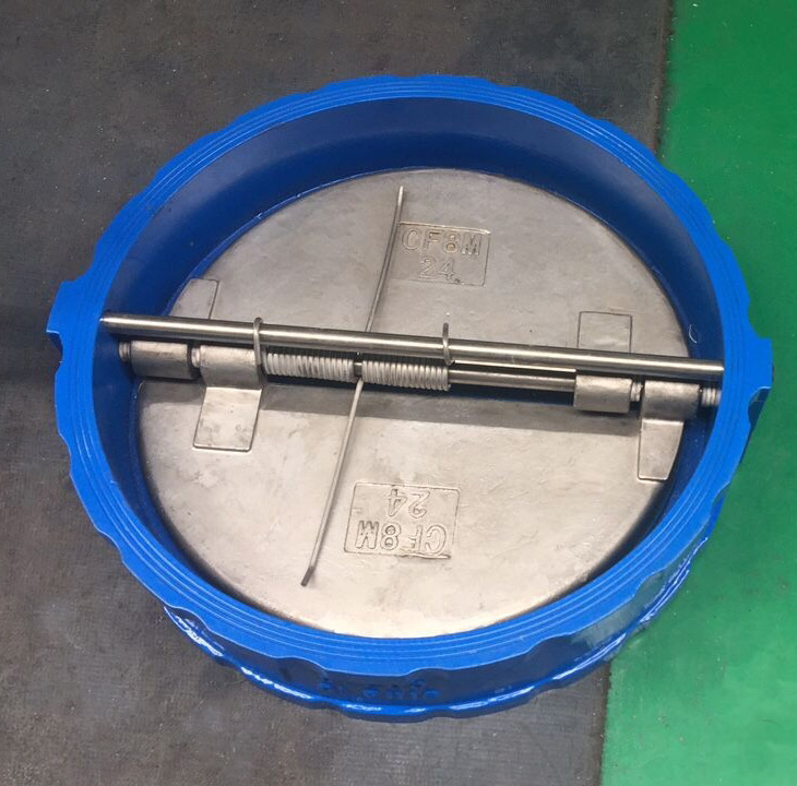 Double Door Wafer Check Valve, Ductile Iron, 10 Inch, 120 LB