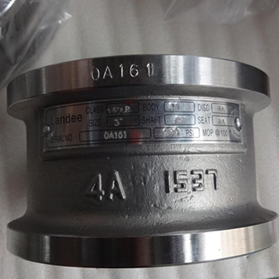 Dual Plate Wafer Check Valve, ASTM A890 4A, 3 Inch, 150 LB
