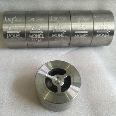 Monel Oxygen Check Valve, Single Disc Wafer Type, 1 Inch, CL150