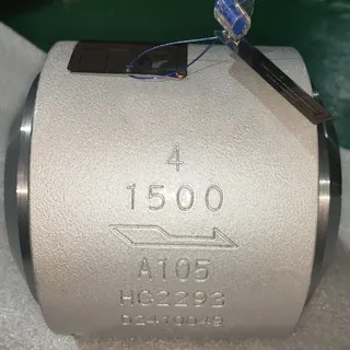 API 594 Dual Plate Check Valve, ASTM A105, 4 IN, 1500 LB, BW