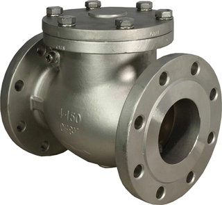 Flanged End Check Valve, ASTM A216 WCB, 4 Inch, Class 150, API 600