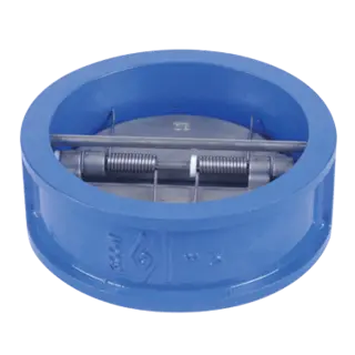 Double Door Wafer Check Valve, ASTM A536 65-45-12, 2-18 Inch
