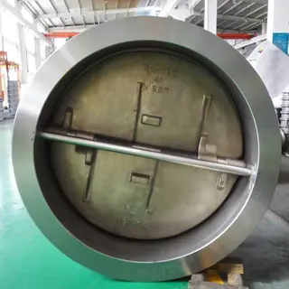 ASTM A890 4A Wafer Check Valve, API 594, 30 Inch, Dual Plate