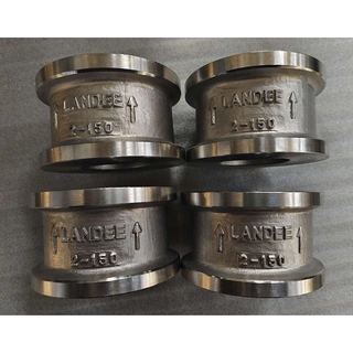 ASTM A351 CF8M Wafer Check Valve, API 594, 2 IN, Dual Plate