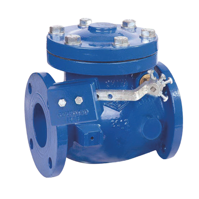 Swing Check Valve with Weight & Lever, 300 PSI, FBE Coated