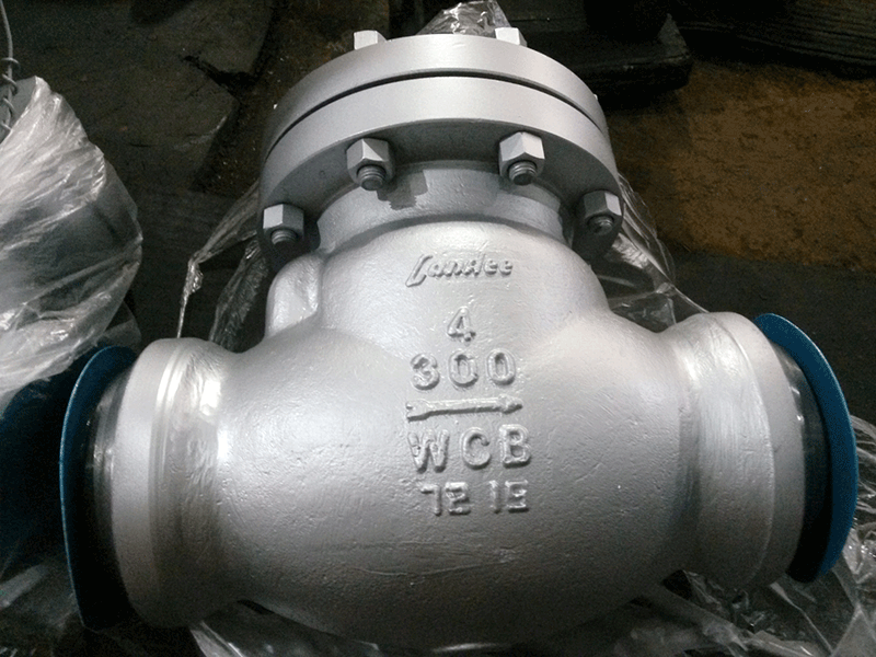 WCB Check Valve 4 Inch Sch. 80 13%Cr BW Grey 300