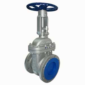 ASTM A216 WCB Gate valve, 6 Inch, A182 F6 Trim, Gray Painting