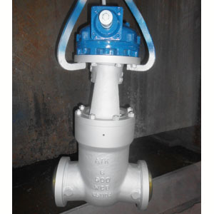 ASTM A216 WCB Gate Valve, 900#, 6 Inch, RF Ends