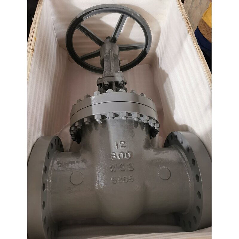 ASTM A216 WCB Steam Gate Valve, API 600, 12 Inch, CL600, BB