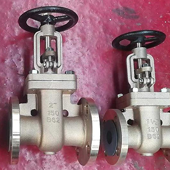 ASTM B62 Gate Valve, Bronze, 1-1/2 Inch, 150 LB, Flanged End