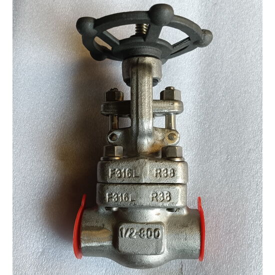 BS 5352 Gate Valve, A182 F316L, 1/2 Inch, CL800 LB, OS&Y, SW
