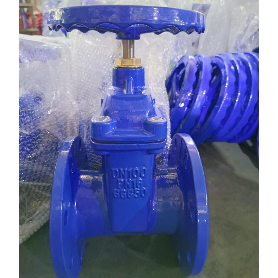 DIN 3352 F4 Wedge Gate Valve, DI GGG40, DN100, PN16, 4 Inch