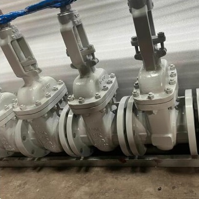 JIS Gate Valve, ASTM A216 WCB, 10K, 100A, RF