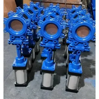 Pneumatic Actuated Knife Gate Valve, A216 WCB, DN50–DN2000