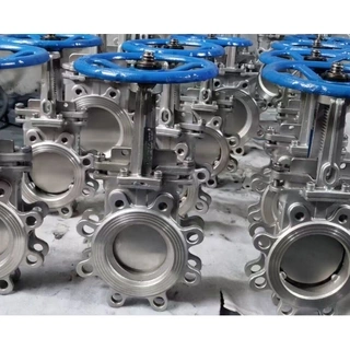 SS 304 Knife Gate Valve, Stainless Steel, DN100, Metal Seated