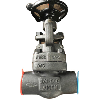 Solid Wedge Rising Stem Gate Valve, ASTM A105, SW, 3/4 Inch, 800 LB
