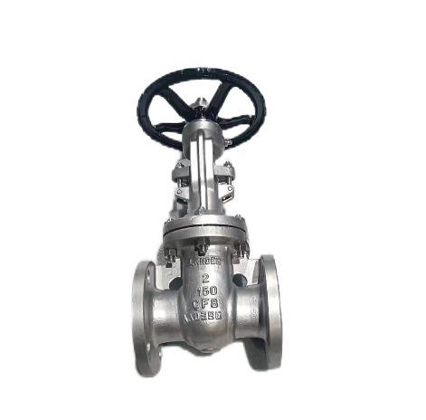 Stainless Steel Gate Valve, ASTM A351 CF8, 2 Inch, CL150, RF