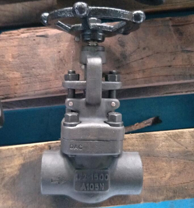 1500 LB Globe Valve, ASTM A105N, 1/2 Inch, Socket Weld