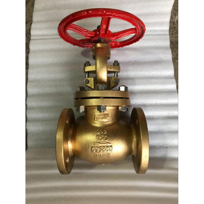 Aluminum Bronze Globe Valve, B148 C95800, 6 Inch, 150 LB, RF