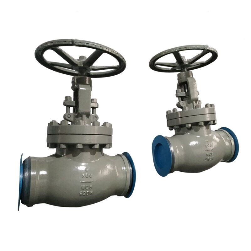 ASTM A216 WCB Globe Valve, ASME B16.34, 6 IN, 300 LB, MR0175