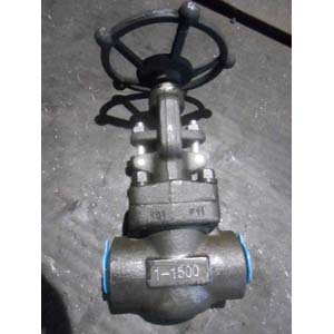 Butt Welded Globe Valve, A182 F11, 1500 LB, 1IN