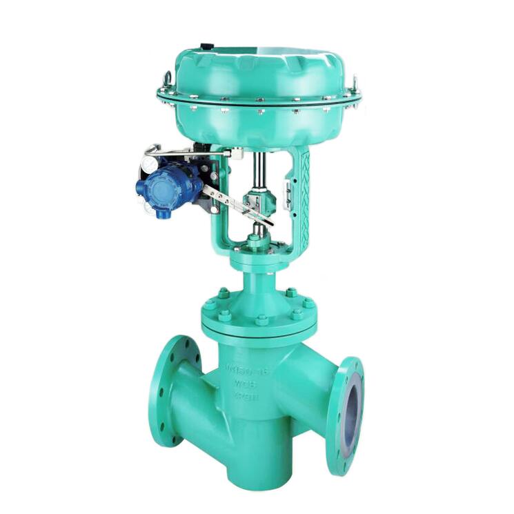 Corrosion Resistant PTFE PFA Lined Globe Control Valve
