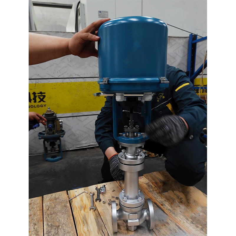 Electric High-Temperature Control Valve, SS 304, DN25, PN16
