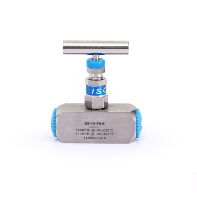 Stainless Steel Needle Valve, 3/4 Inch, 6000 Psi, Thread Ends