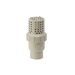 PPH Round Hole Type Foot Valve, 1-3 Inch