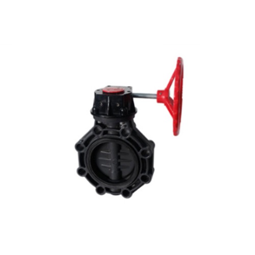 UPVC Worm Gear Butterfly Valve, 2-1/2 - 8 Inch