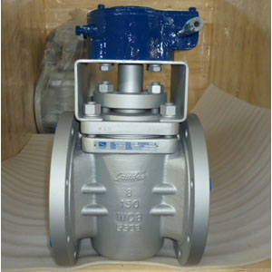 Gear Operated Plug Valve, A216 WCB, 8 Inch, 150LB