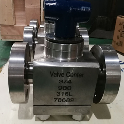 SS316L Lubricated Plug Valve, CL900, 3/4 Inch, RF Flanged