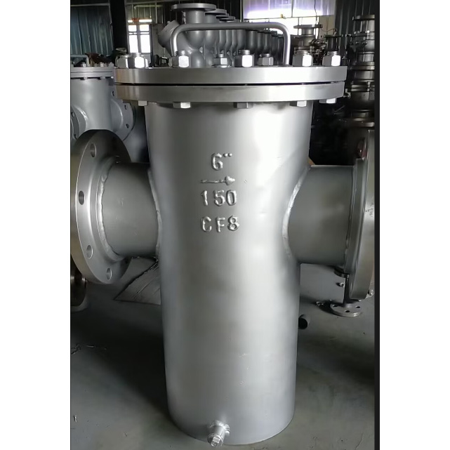 ASTM A351 CF8 Basket Strainers, 6 Inch, 150 LB, Flanged Ends