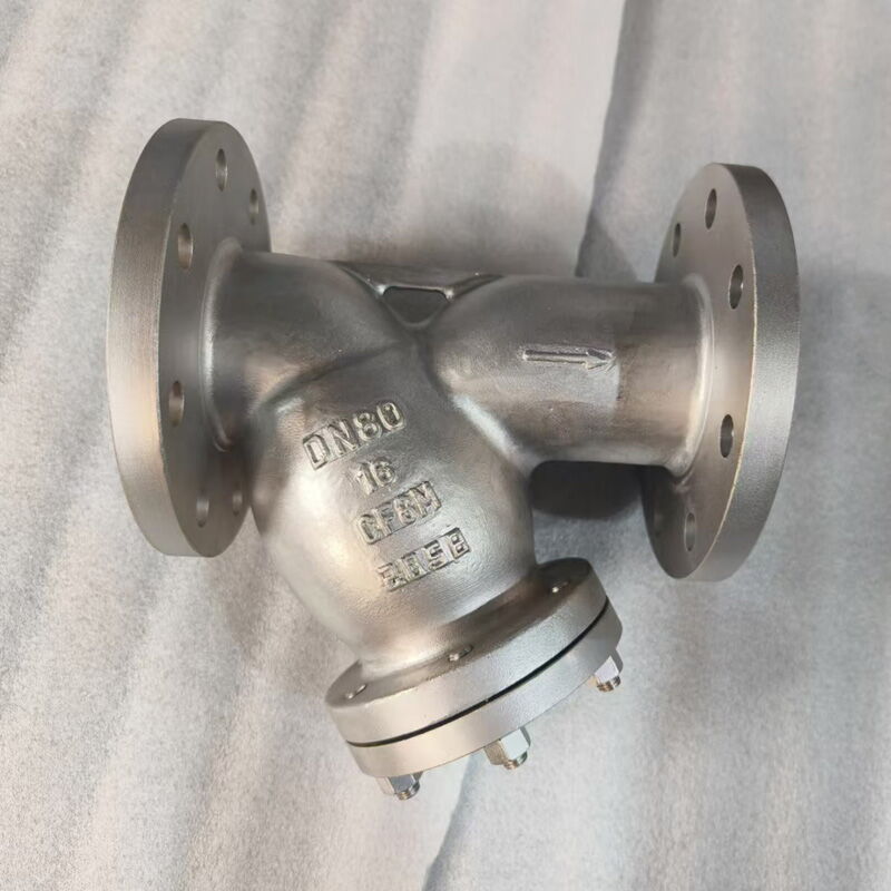 ASTM A351 CF8M Y Strainer, API 598, 3 Inch, 150 LB, Flanged