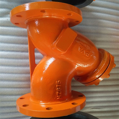 Cast Steel Y Strainer, ASTM A216 WCB, Screen A240 304, 6IN, CL150