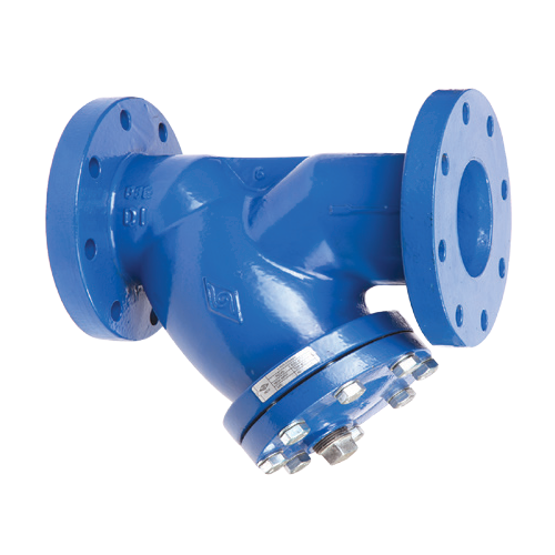FBE Coated Y Strainer, ASTM A536 65-45-12, 2-12 IN, 300 PSI
