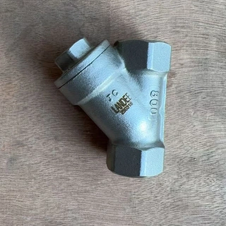 ASTM A351 CF3M Y Strainers, ASME B16.34, 1/2 Inch, CL800, BW