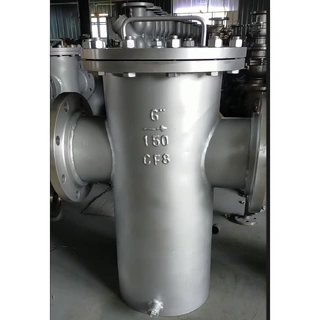 ASTM A351 CF8 Basket Strainers, 6 Inch, 150 LB, Flanged Ends