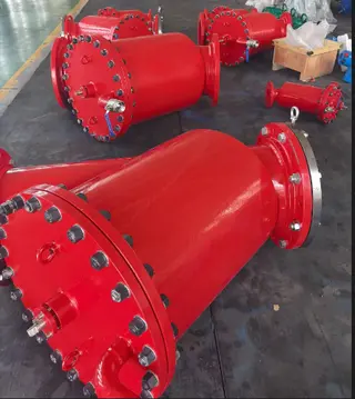 Self-cleaning Y-strainer with Internal Brush, Compliant with NFPA 15