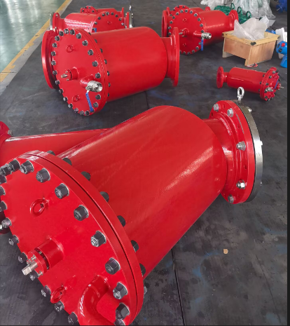 Self-cleaning Y-strainer with Internal Brush, Compliant with NFPA 15
