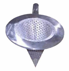 SS304 Cone Shaped Strainer, 24 Inch, 150 LB, Raised Face