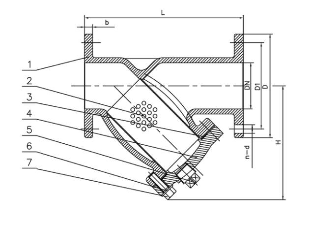 Y-strainer Structural Diagram