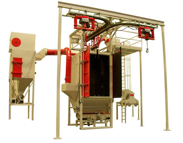 Overhead Conveyor Shot Blasting Machine