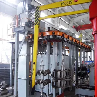 Pass-Through Monorail Shot Blasting Machine