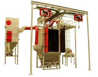Overhead Conveyor Shot Blasting Machine