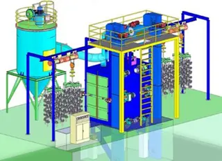 Pass-Through Monorail Shot Blasting Machine Details