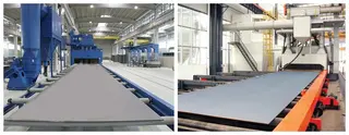 Steel Plate Shot Blasting Machine, Automatic, Compact Design