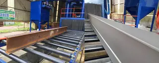 Automatic Metal Sheet Shot Blaster