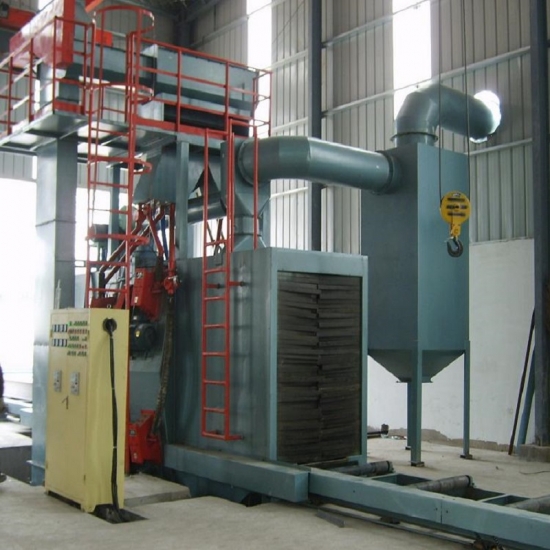 Roller Conveyor Shot Blasting Machine, Continuous