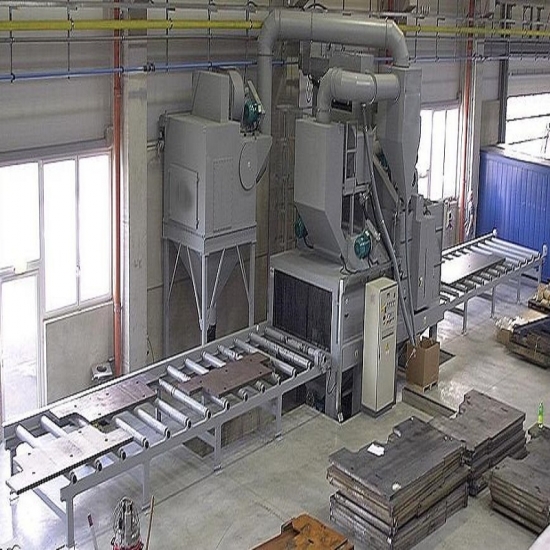 Steel Plate Shot Blasting Machine, Automatic, Compact